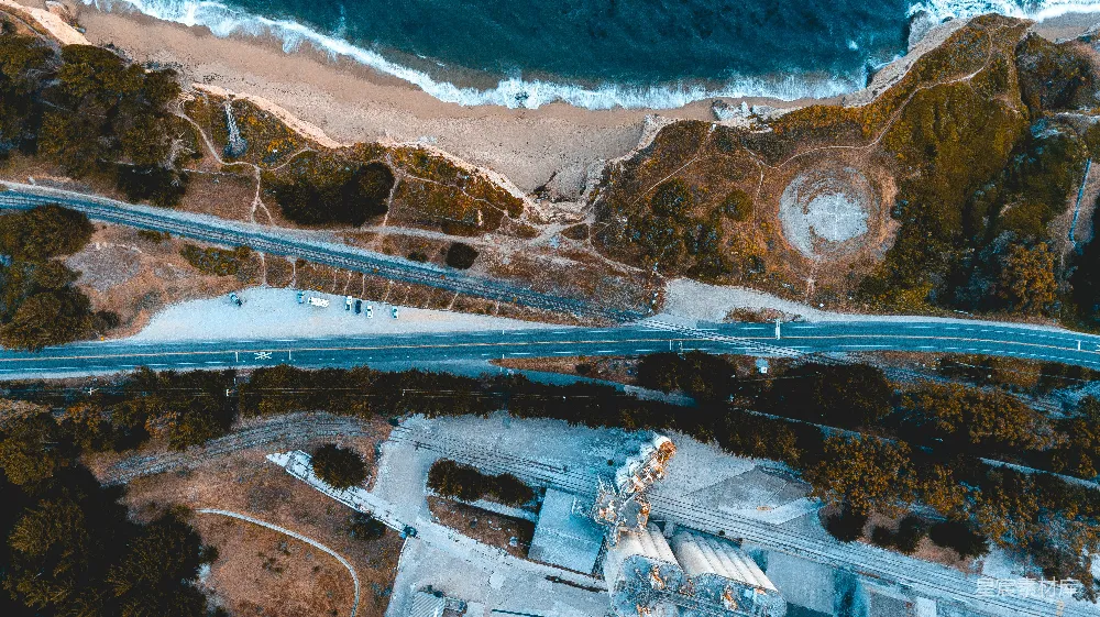 高清摄影  空中高速公路摄影