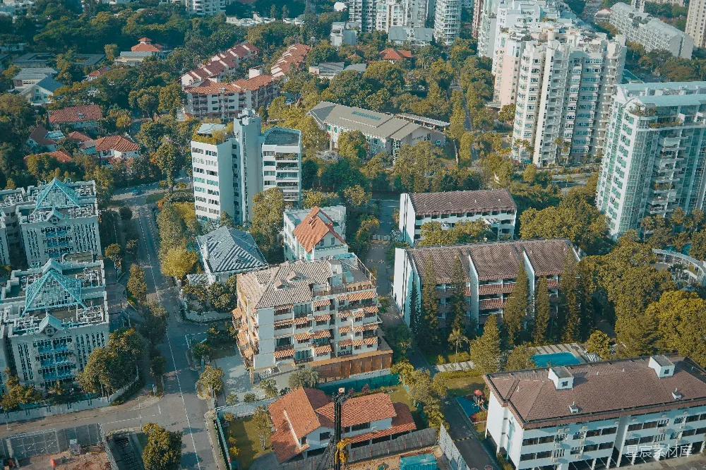 高清摄影  白天的城市景观