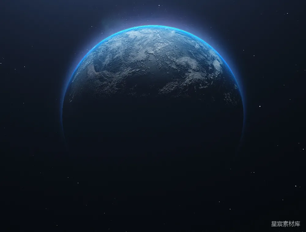 高清摄影  太空中的一个行星