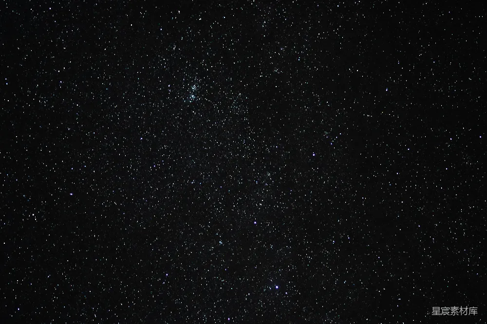 高清摄影  夜空中布满了星星。