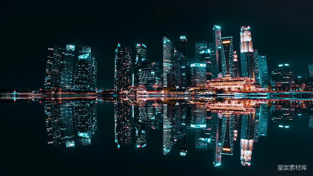 高清摄影 壁纸 夜晚亮起的建筑物