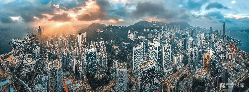 高清摄影  鸟瞰图中的建筑物