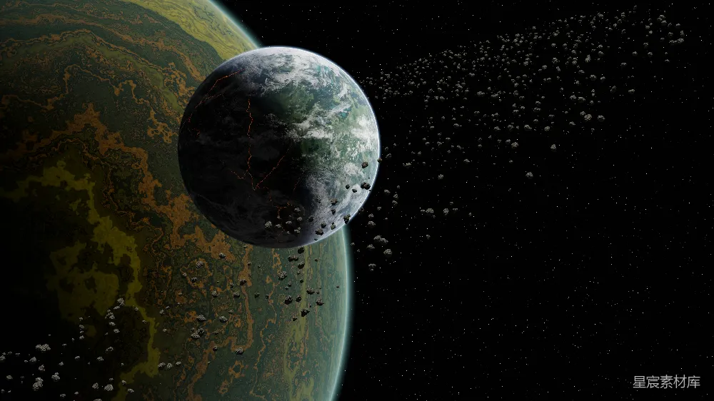 高清摄影  艺术家对系外行星的绘制图