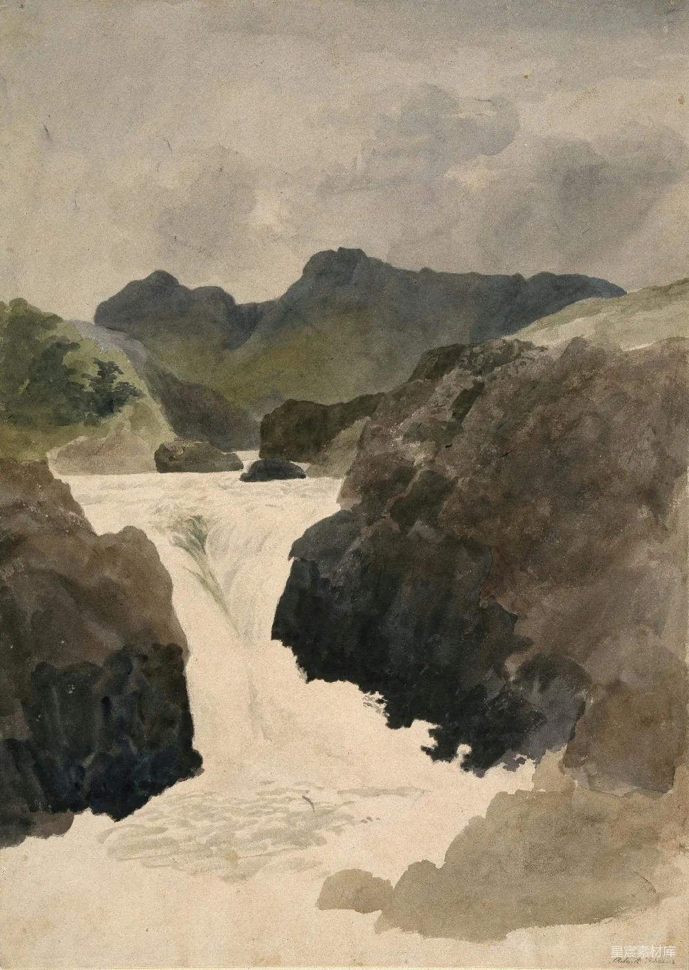 高清摄影  河景画