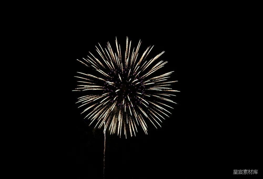 高清摄影  夜晚的烟花