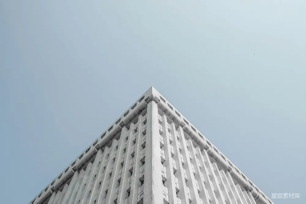 高清摄影  白色混凝土建筑的特写摄影