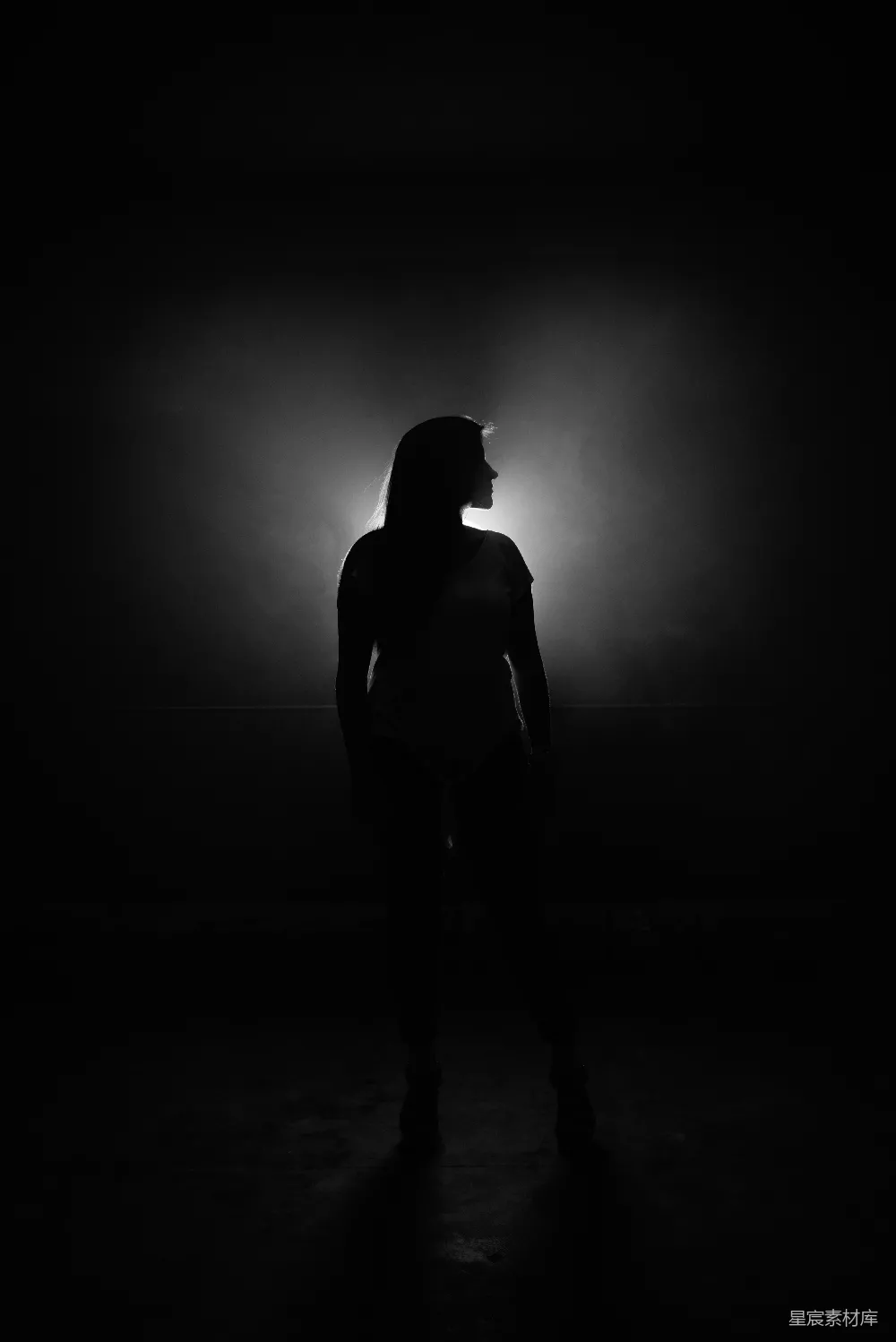 高清摄影  女人的影子