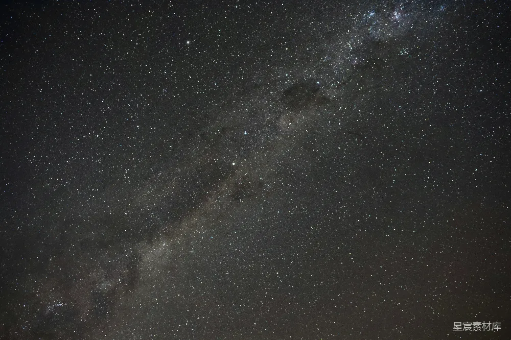 夜空中的星星和银河