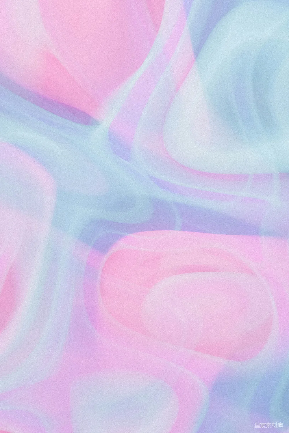 粉色和蓝色背景上的模糊图像