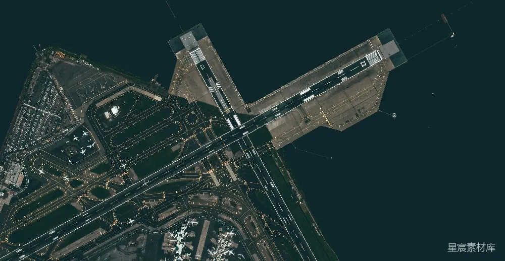高清摄影  夜景中的城市建筑俯瞰图