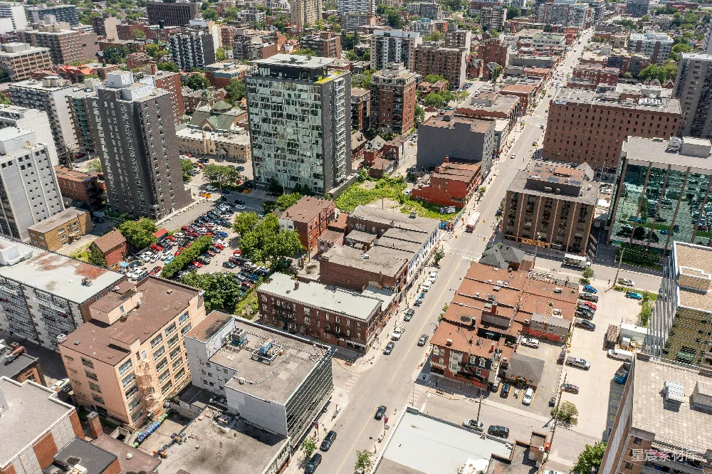 高清摄影  一座有许多建筑物的城市