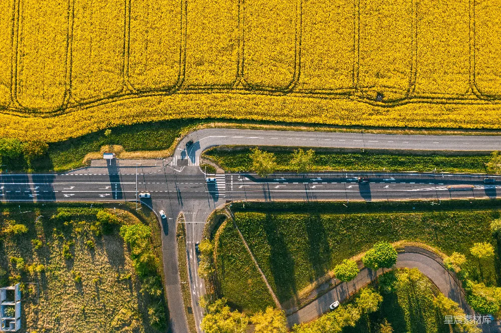 高清摄影  航拍道路照片