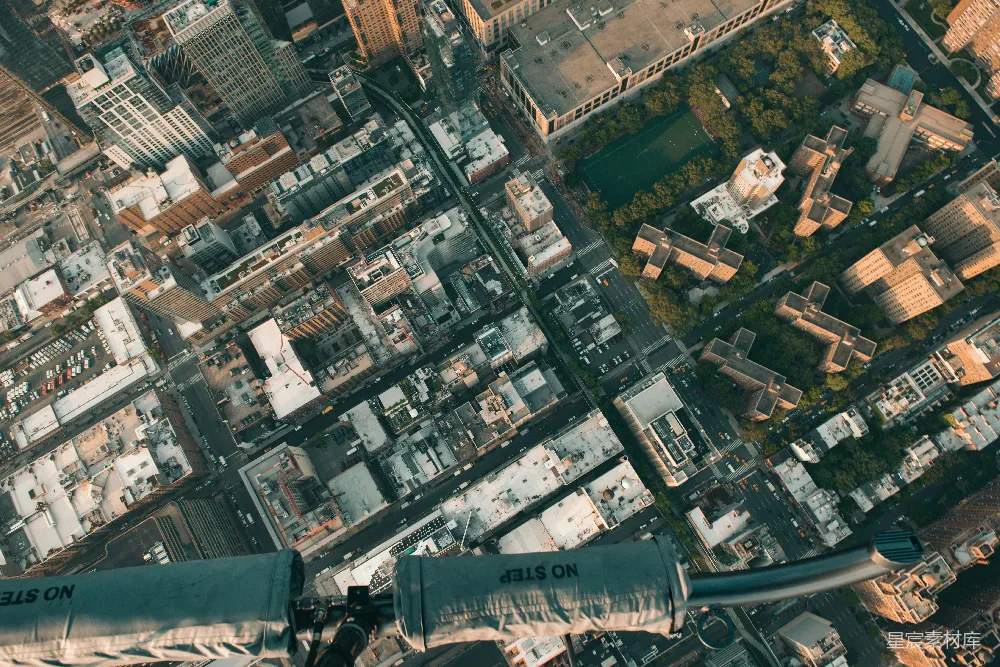 高清摄影  城市全景俯瞰图