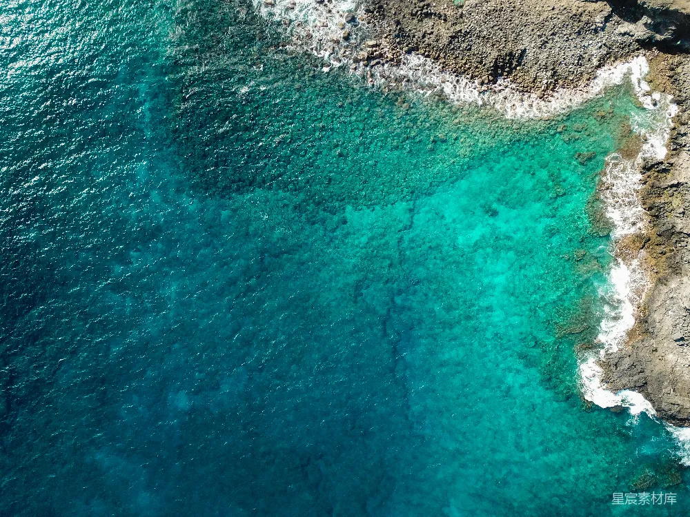高清摄影  海岸线的航空摄影