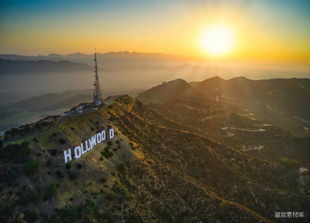 高清摄影  白天的空中俯瞰青山景色