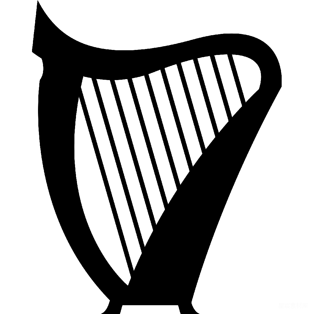 元素素材 竖琴