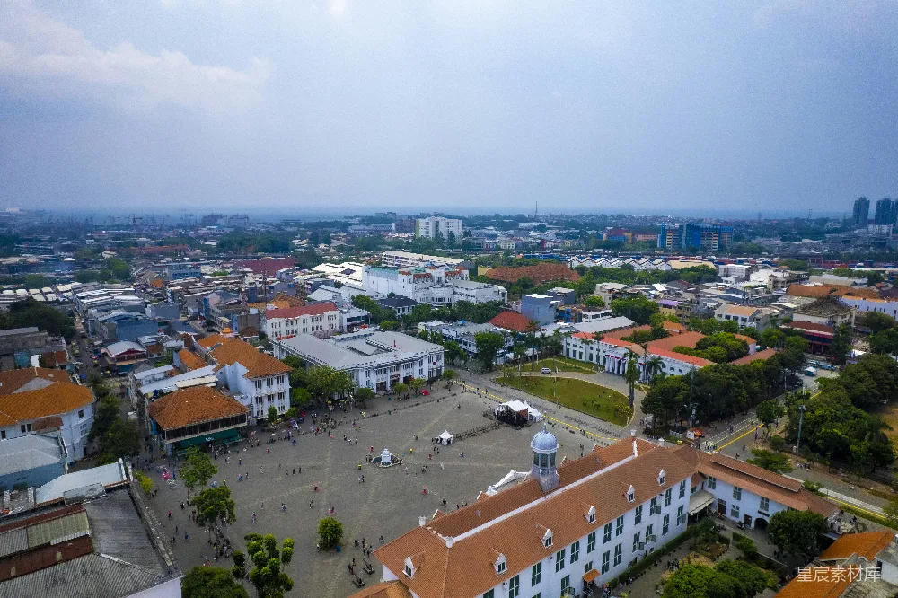 高清摄影  一个有很多建筑物的城市