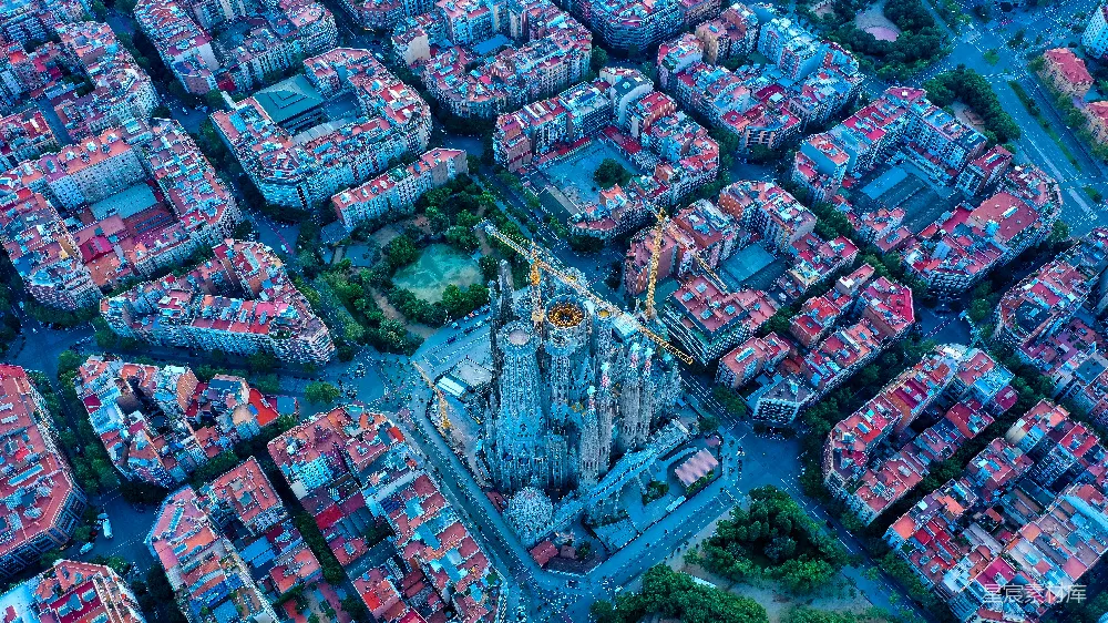 高清摄影  白天的城市