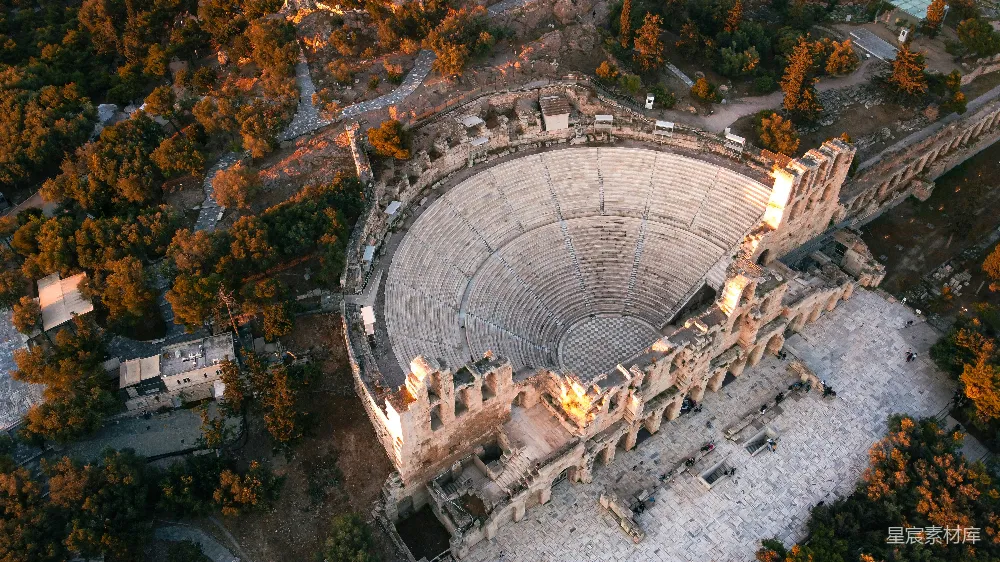 高清摄影 自然 白天的建筑物鸟瞰图