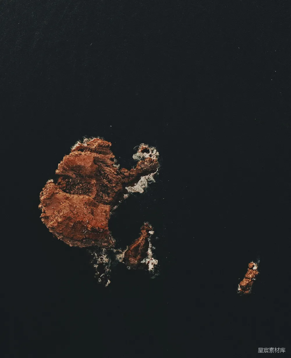 高清摄影  水体的俯瞰图