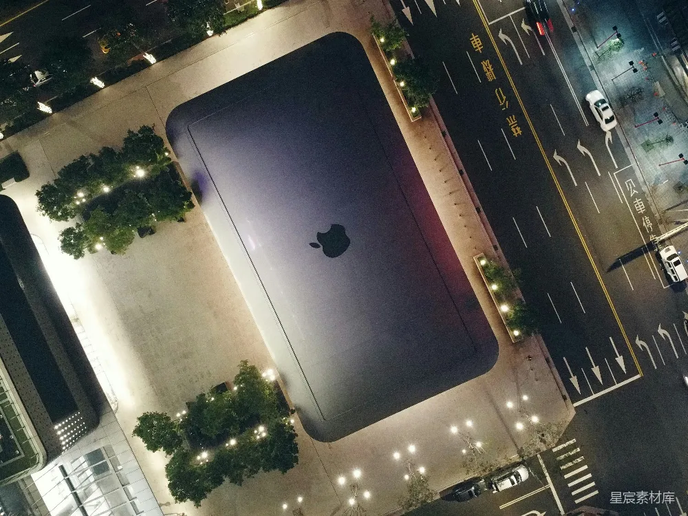 高清摄影  黑色iPad放在白色桌子上