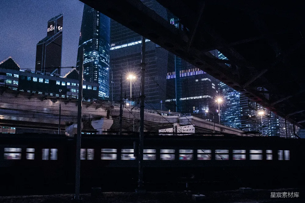高清摄影  夜间的城市