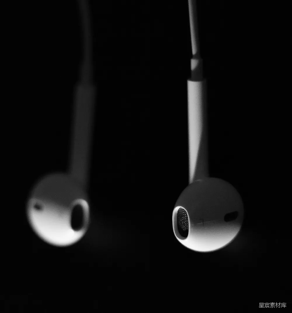 高清摄影  苹果EarPods