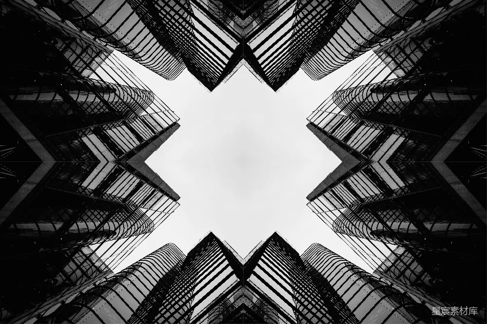 高清摄影 壁纸 实验性 现代建筑的对称抽象图案