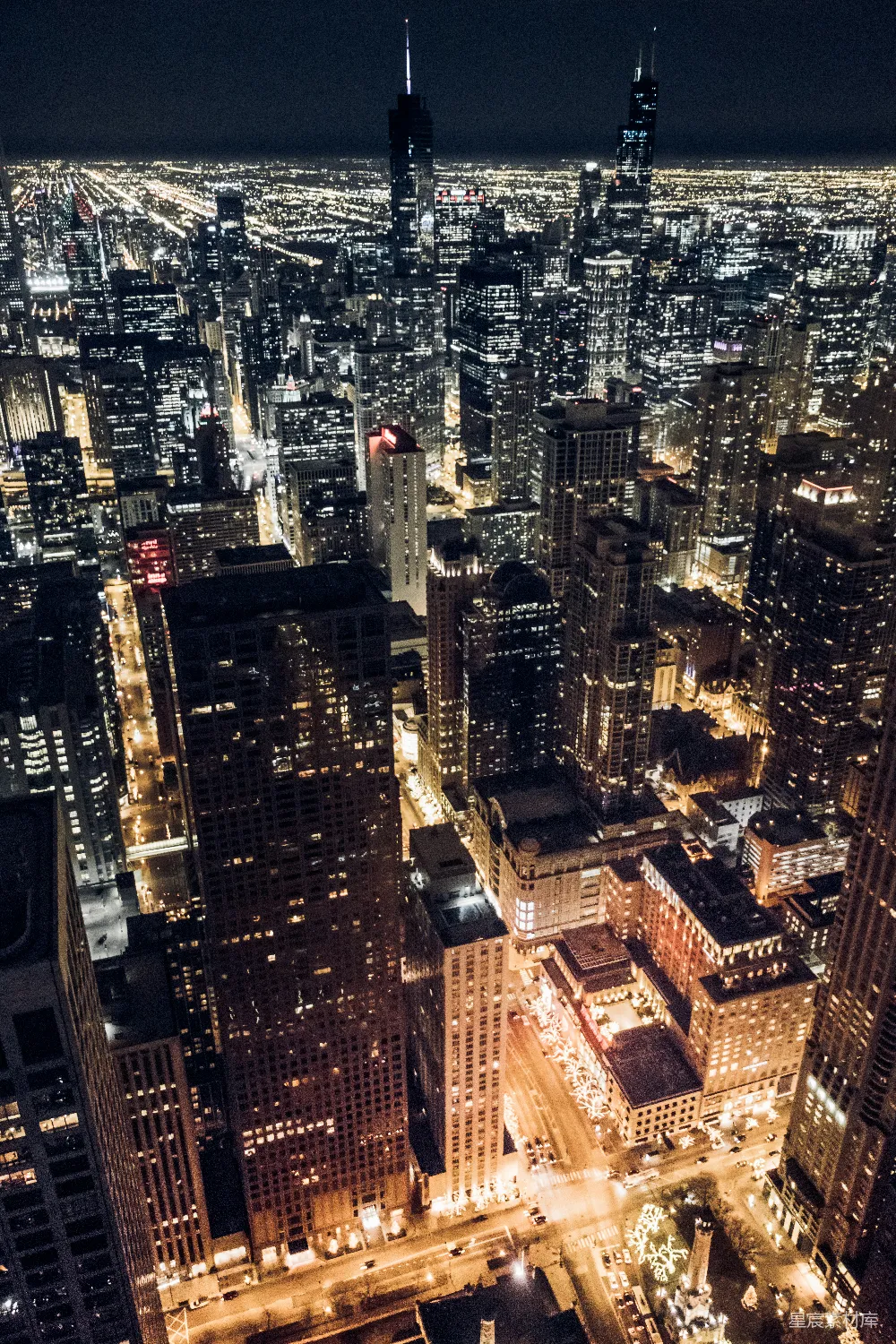 高清摄影  夜晚的城市景色