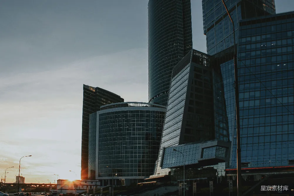 高清摄影 壁纸 黑白高层建筑