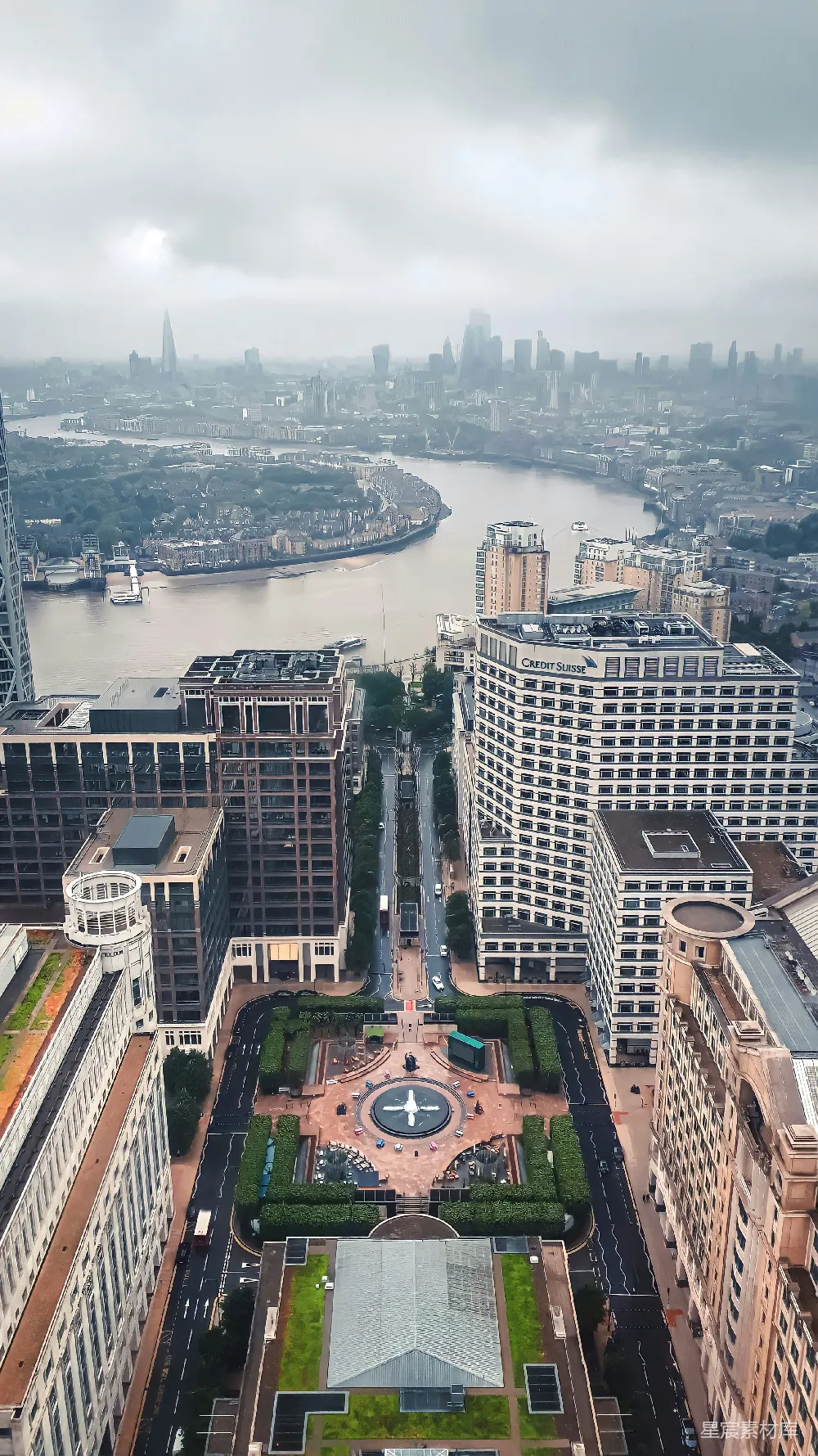 高清摄影  从高楼俯瞰城市景色
