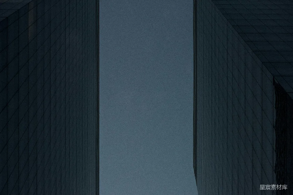 高清摄影  从低处观察城市建筑的视角