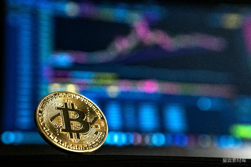 高清摄影  金色的比特币
