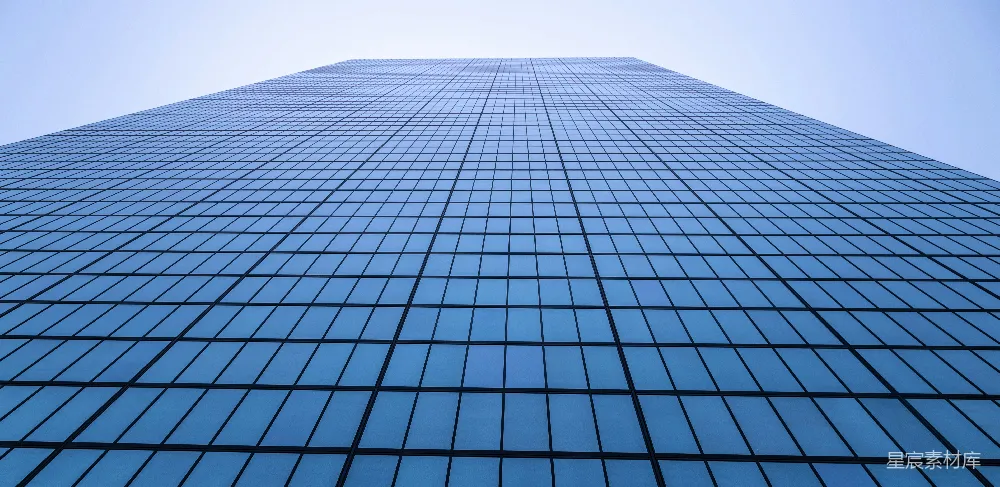 高清摄影  黑白玻璃建筑