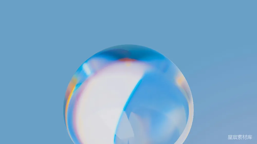高清摄影 壁纸 一个蓝白相间的物体在空中。