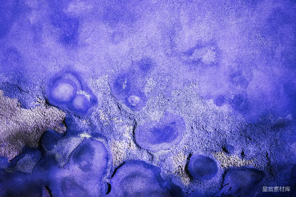 高清摄影 自然 实验性 壁纸 一蓝一紫物质的特写