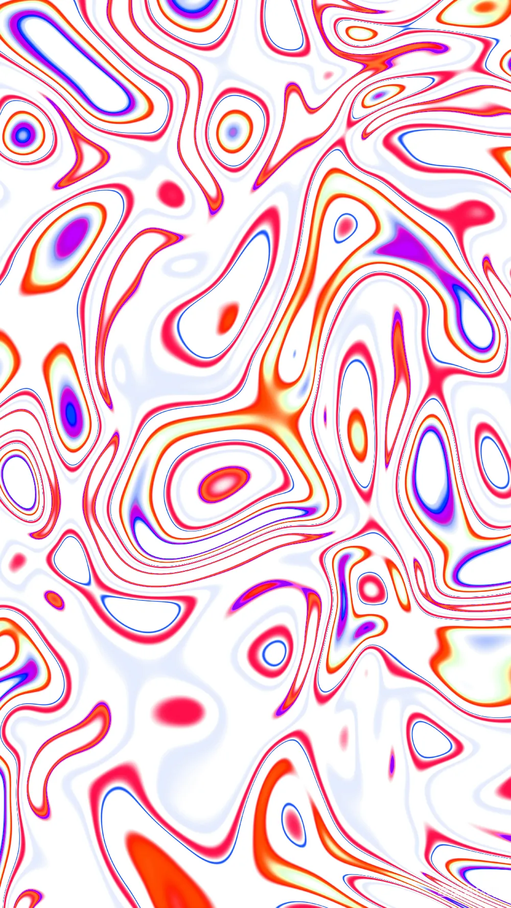 高清摄影  抽象流体艺术，带有红色、紫色和橙色的漩涡。