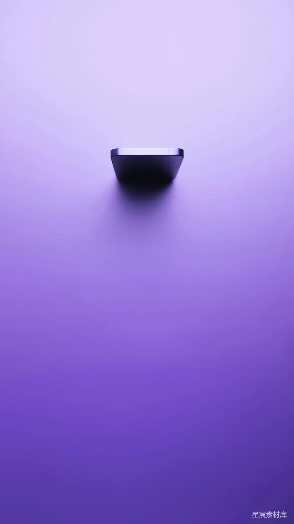 高清摄影 实验性 壁纸 一个黑色的碗放在紫色的桌子上。