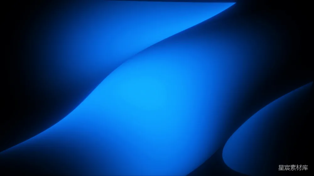 高清摄影  抽象的蓝色和黑色波浪形状