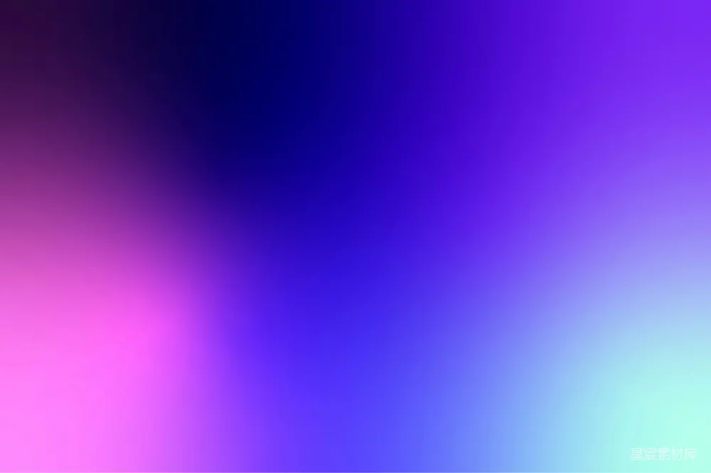高清摄影  鲜艳的紫色、蓝色和粉色渐变抽象图案。