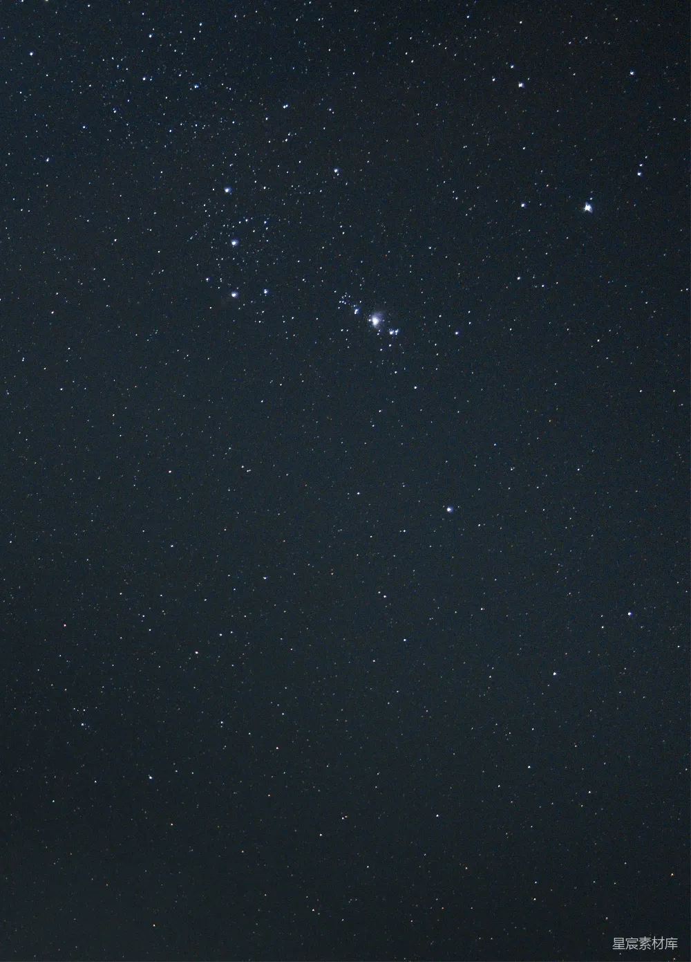 高清摄影  夜空中闪烁的星星
