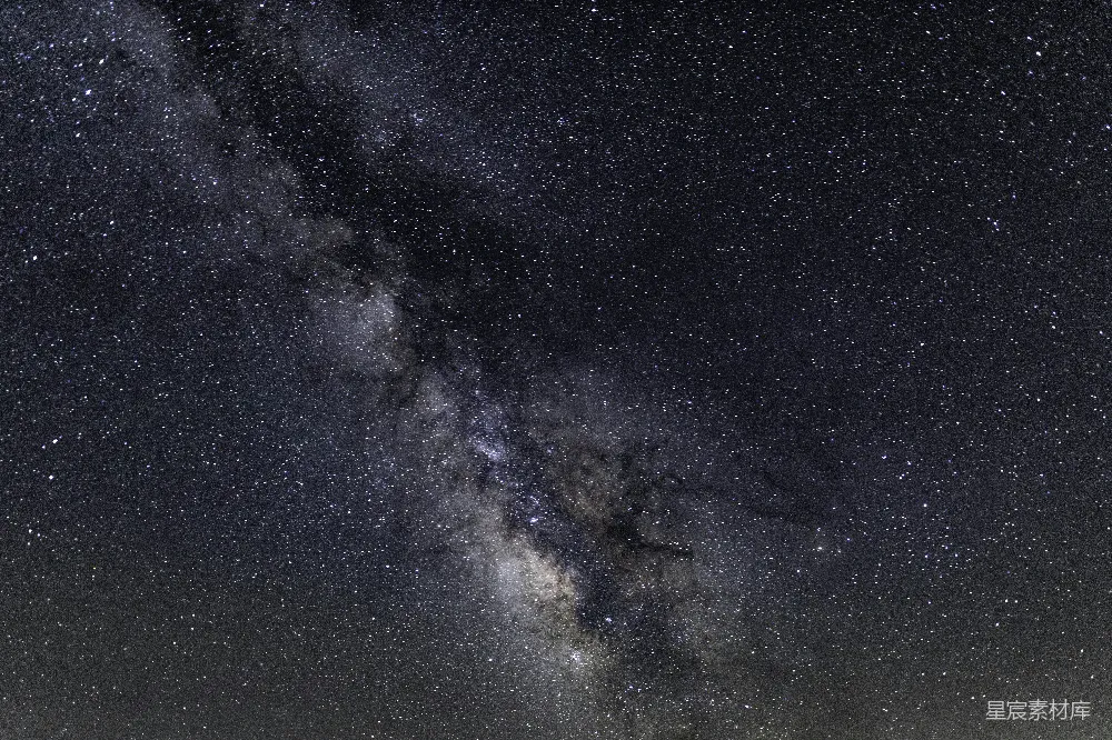 高清摄影  蓝白相间的星空