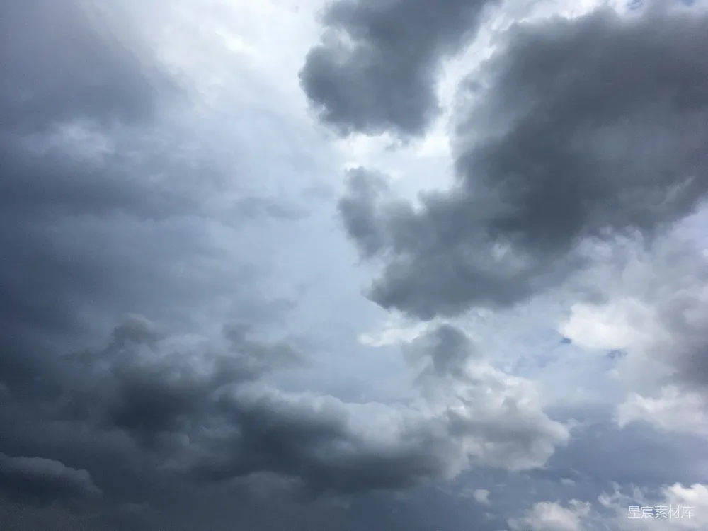 高清摄影  白天的白云蓝天