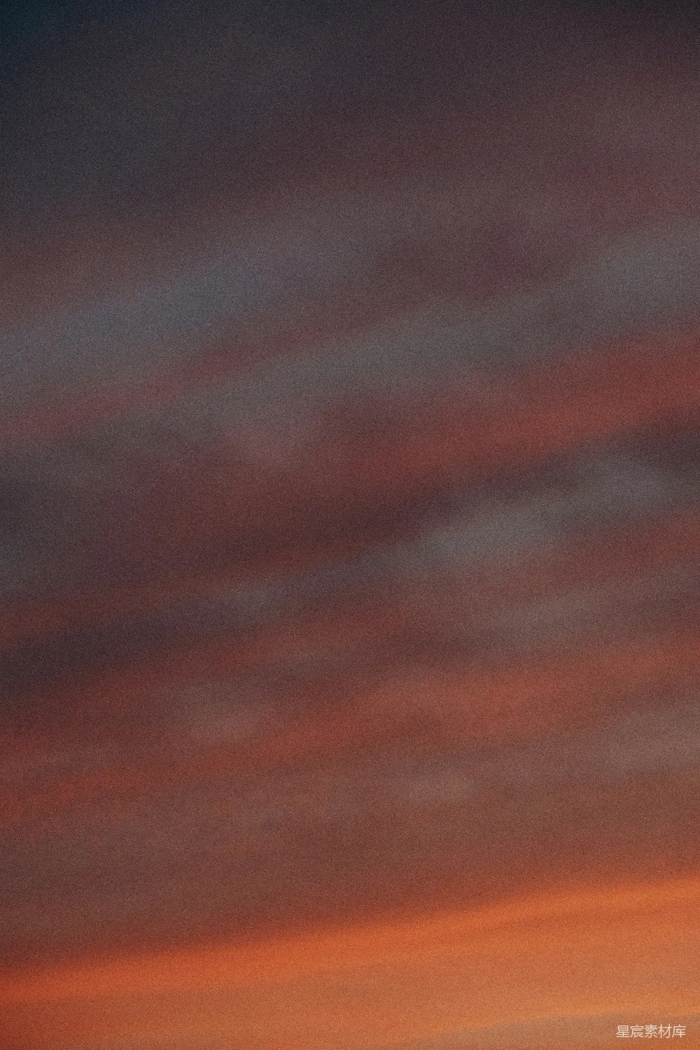 高清摄影  绚丽的夕阳天空与色彩斑斓的云彩