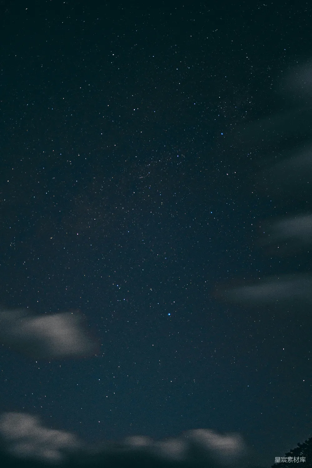 高清摄影  繁星点点的夜空