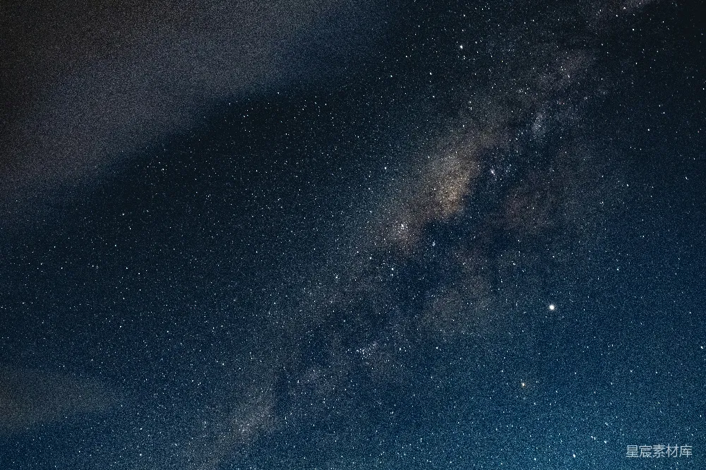 高清摄影  夜空中的星星和银河