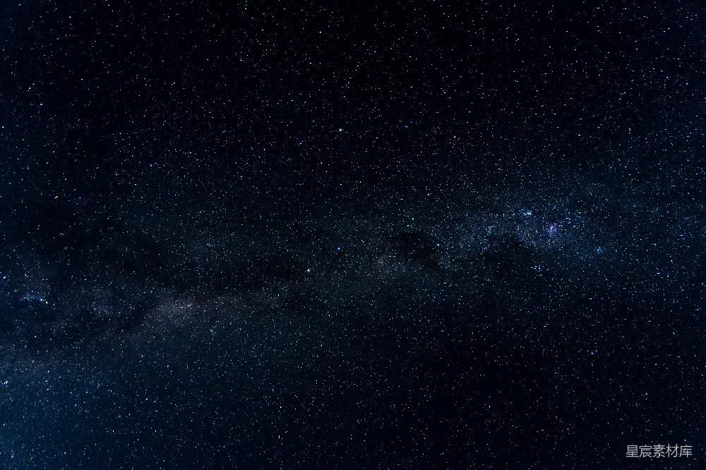 高清摄影  蓝色和黑色的星空