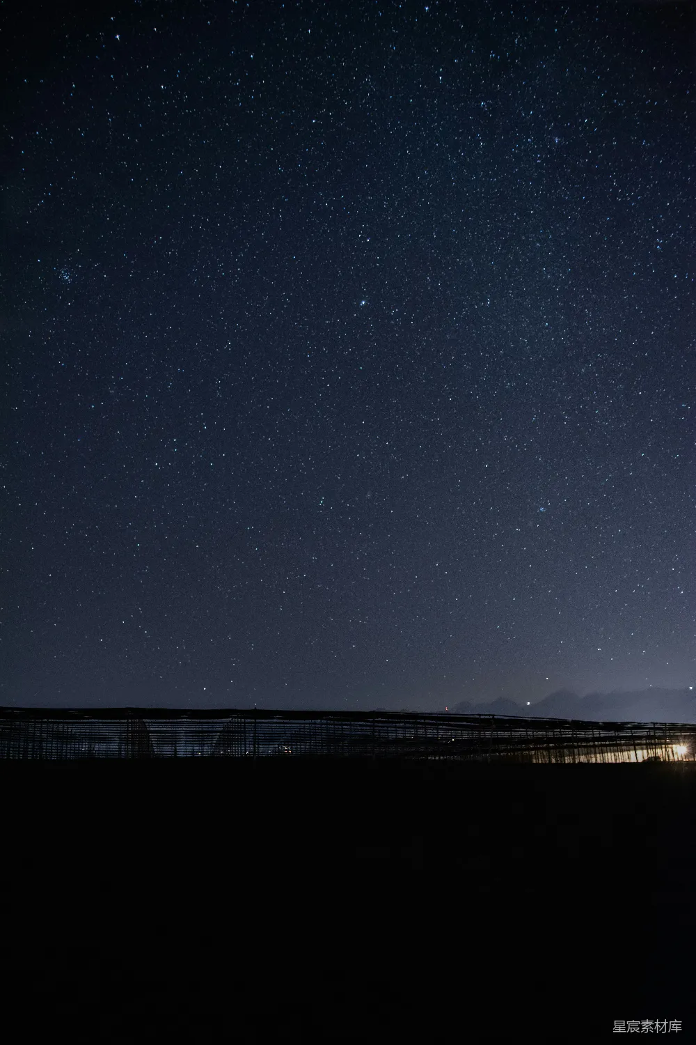 高清摄影 自然 壁纸 夜间的山影
