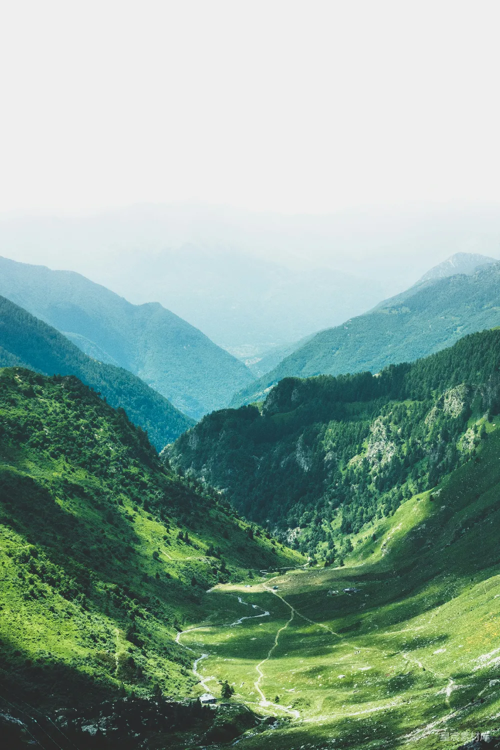 高清摄影  空中拍摄青山