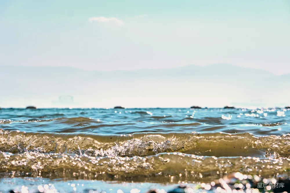 高清摄影 自然 壁纸 从海岸上看海景